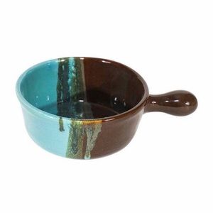 Clay in Motion Handcrafted Soup Mug Island Oasis